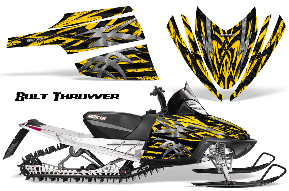 Arctic Cat M Series CrossFire Graphics Kit Bolt Thrower Yellow